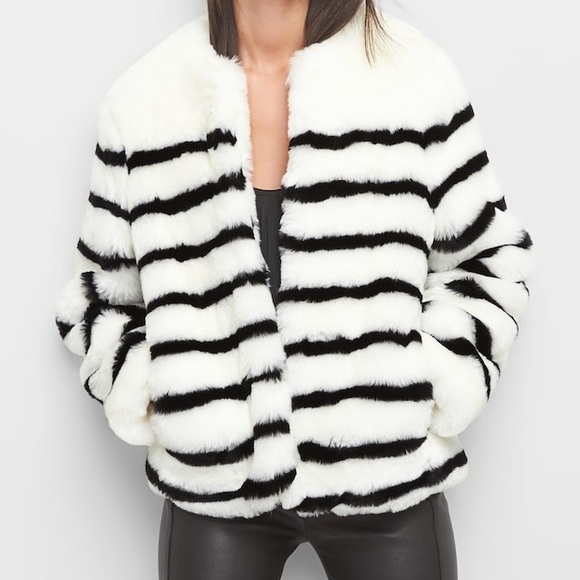 gap fur jacket